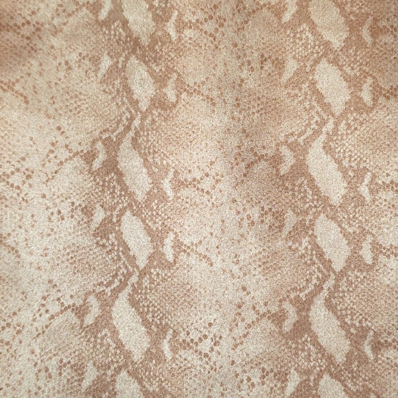 NEW! Native Daughters pink and tan faux snakeskin skirt - Picture 3 of 7